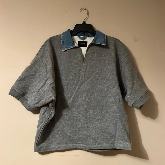 ママFear of god fifth collection polo Fear of God 5th Collection V-Neck Polo - Heather Grey – Kith